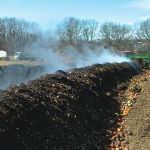 Round fruits and vegetables composting