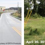 Runoff curve numbers (CN) have been developed to assist designers in using compost blankets as a storm water volume reduction management practice. These include vegetated blankets.