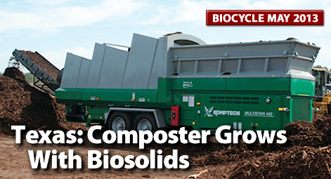 Texas Composter Grows With Biosolids