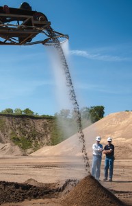 The DustBoss® DB-R Ring™ from Dust Control Technology is designed for dust suppression at material discharge points, such as conveyors. The DustBoss® DB-R Ring™ from Dust Control Technology is designed for dust suppression at material discharge points, such as conveyors.