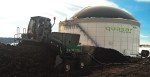 Quasar's q-bio adsorption technology binds nutrient-rich anaerobic digester effluent with woody waste materials such as yard trimmings to create a high value compost product. Quasar's q-bio adsorption technology binds nutrient-rich anaerobic digester effluent with woody waste materials such as yard trimmings to create a high value compost product.