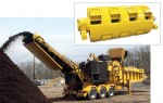 Suitable for large land clearing jobs to green waste recycling, Vermeer’s Tier 4i (Stage IIIB) HG6000 and HG6000TX horizontal grinder has a new chip drum with knives that allows the grinder to produce a consistent sized chip necessary for many applications, including biofuel chips Suitable for large land clearing jobs to green waste recycling, Vermeer’s Tier 4i (Stage IIIB) HG6000 and HG6000TX horizontal grinder has a new chip drum with knives that allows the grinder to produce a consistent sized chip necessary for many applications, including biofuel chips