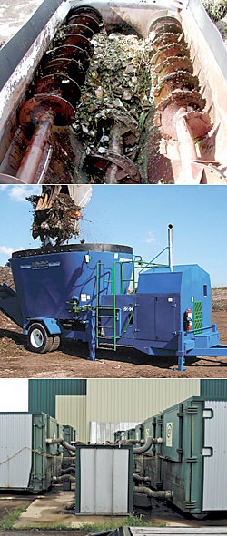 Mixer for Industrial Composting Systems