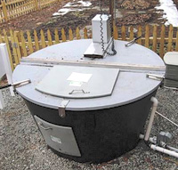 Guilford College in-vessel composter