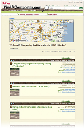 BioCycle's FindAComposter.com