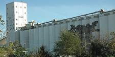 Cargill plant adjacent to wastewater facility