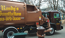 Randy's Sanitation collection vehicle