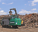 Komptech Crambo processes storm debris