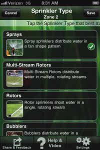 Sprinkler Times program