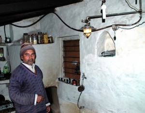 Biogas is used for multiple purposes in this Palar, India home