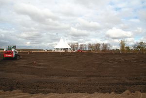 Compost blend land applied at Shakopee Mdewakanton Sioux Community’s Organics Recycling Facility