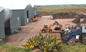 Keenan Recycling Ltd. in Aberdeenshire Scotland compost facility