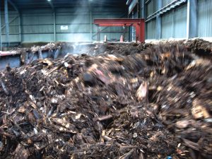 Keenan Recycling Ltd. in Aberdeenshire Scotland wood chips for air flow