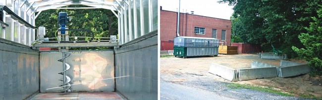 The Joint Base Myer-Henderson Hall in Arlington, Virginia is hosting the demonstration of a Green Mountain Earth Flow composting system. A mix that represents the feedstock generated by contingency bases is being tested.