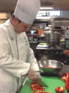 Training staff on how to trim produce, fruit and meat can minimize the amount of food wasted.