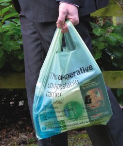 Mater-Bi® compostable shopping bag