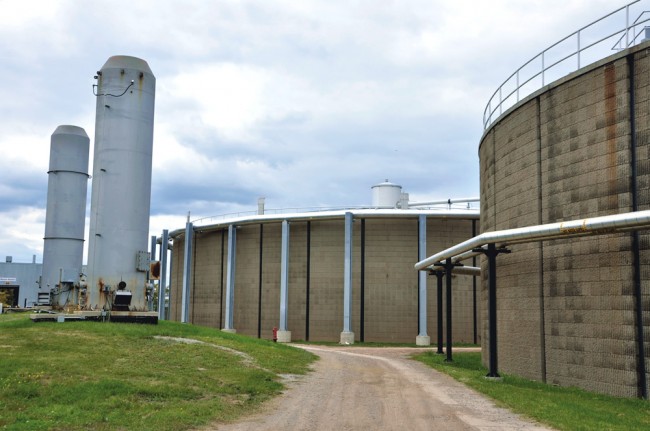 The City of Hamilton is upgrading its treatment plant to process higher flows and add tertiary treatment. Changes will result in more biogas generation in the digesters.