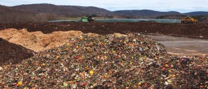 McEnroe Farms receives loads of separated food waste from New York City (100 mile distance), which it composts in windrows. The facility accepts meat waste and is able to take little to no contamination in incoming feedstocks.