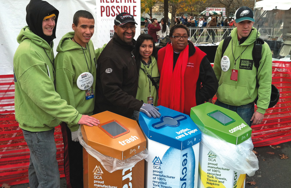 City of Philadelphia partners with SCA on composting program for special events.