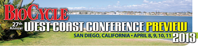 BioCycle West Coast Conference 2013 Preview