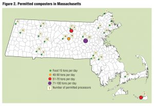 Figure 2. Permitted composters in Massachusetts