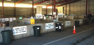 The typical rural community in New England has community transfer stations where there is no curbside recycling or trash collection. Households bring their recyclables to dropoff centers where they sort them by material.