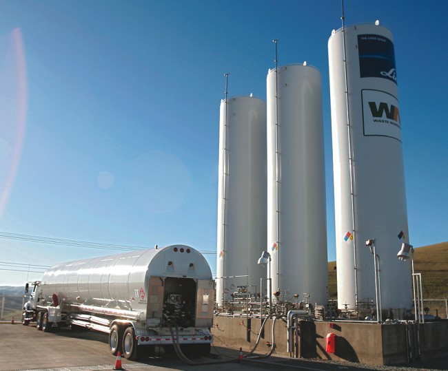 An example of opportunities for bioenergy developers is a landfill biogas to LNG fueling facility in Altamont Pass, developed under a joint venture between Waste Management and Linde North America — with technical support from the Gas Technology Institute and funding from the California Energy Commission.