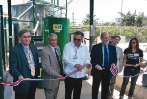 Dedication of a new anaerobic digester, installed at the Fabio Baudrit Experimental Station in Alajuela, CA