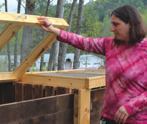 Heather Burt, an instructor at the Lyndon Town School, is using the CTL program as a jumpstart to a compost-based curriculum in her classes.