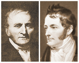 John Dalton (left) and William Henry (right)