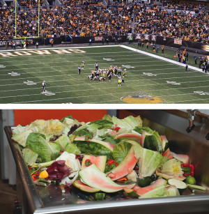 Cleveland Browns' FirstEnergy Stadium is home to a new grinding system that is processing food waste.