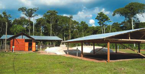 The BioSynergy digester site in Huimbayoc, San Martin (Peru) is providing 4 hours’ worth of energy daily to residents, a community center, school, clinic and church. 