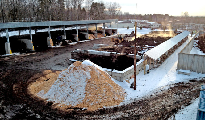 The largest generators of food scraps (>104 tons/year) must start separating them on July 1, 2014 if there is a permitted composting facility within 20 miles to receive them. Green Mountain Compost in Williston, Vermont, a municipally-funded operation, is permitted to take food scraps. 