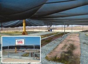 The vermicomposting system at the Richard J. Donavon Correctional Facility contains twelve 4-foot wide by 45-foot long worm beds that process 3 to 6 tons of food scraps generated monthly by the facility. Worm beds are covered with used carpet to hold in moisture, prevent overexposure to sunlight and keep out pests, such as fruit flies.