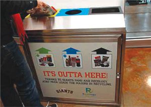 The San Francisco Giants switched to a recyclable drink cup as some fans were putting the compostable cups in the designated recycling bin.