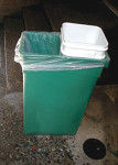Pilot participants were given smaller containers with a garbage bin insert for indoor use, and 96-gallon carts to store mixed organics until collection.