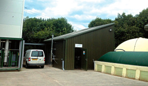 Barrett’s Mill Anaerobic Digester (BMAD) facility in Shropshire, England, built by Evergreen Gas in 2012.