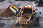 Savage Forest Enterprise uses a Vermeer HG200 horizontal grinder as well as a brush chipper.