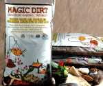 Magic Dirt is produced from digested manure fibers blended with natural recycled materials.