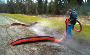 More and more state departments of transportation are using compost blankets and filter socks for erosion and sediment control and getting excellent results.