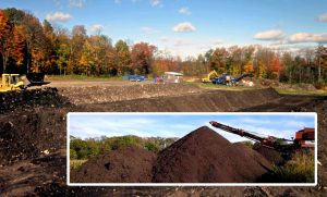 Cayuga Compost services the totes and composts the festival food scraps and compostable serviceware.