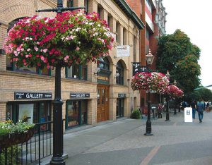 Victoria is famous for its summer hanging baskets, a 77-year old program.