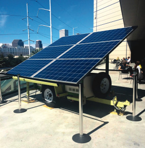 On-site hybrid microgrid at 2014 Greenbuild International Conference and Expo.