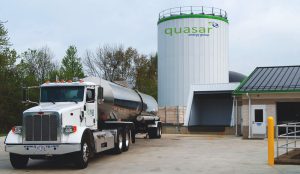 A biomass equalization tank is used to mix the treatment plant solids with other substrates, such as food waste, prior to loading into the digesters. 