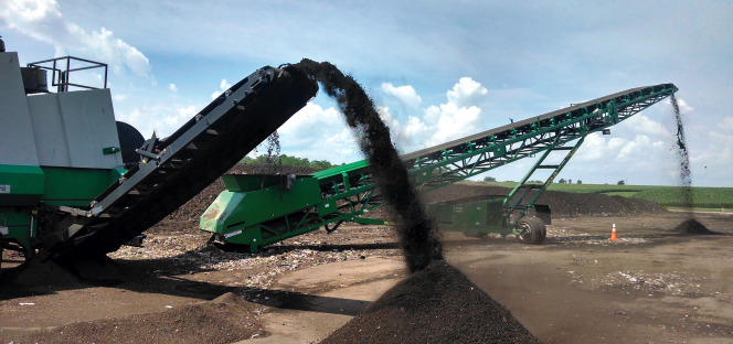 Agricultural and horticultural grades of compost are manufactured. Prices range from $8 to $20/ton.