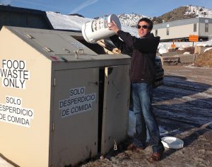 Wheeler Clancy, a residential participant in SCRAPS, notes that separating his food scraps has raised a greater awareness of the waste he produces, encouraging him to find ways to reduce at the source.