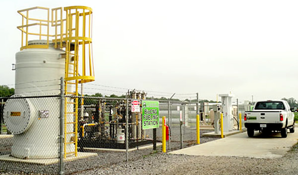 The St. Landry Parish Solid Waste Disposal District installed a vehicle fueling system in 2012.