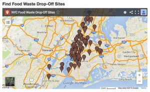 DSNY food scraps drop-off locations