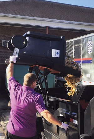 SMART Recycling of South Carolina collects food scraps in the Charleston area, which are composted at the Charleston County Bees Ferry facility.