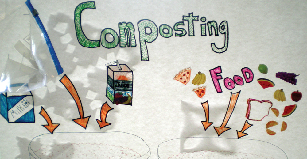 Flood Brook School students embraced the food scraps collection program, which also is supported by the school’s principal, facilities director, cafeteria staff and parents.